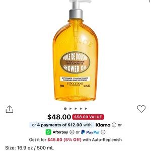 L'Occitane Almond Shower Oil